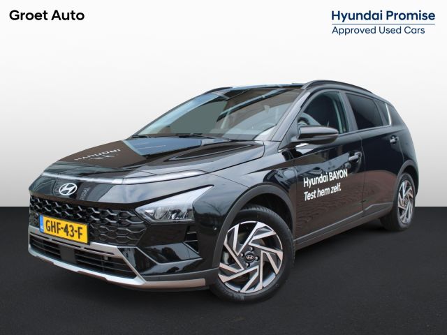 Hyundai Bayon 1.0 T-GDI 100pk 48V Premium Sky DCT Automaat Airco Navi Camera Carplay Schuifdak Demo Vol!!!!